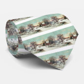 Vintager Weihnachtswinter Krawatte (Gerollt)