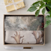 Vintager Weihnachtswinteralter Seidenpapier (Geschenk)