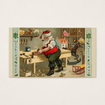 Vintager Weihnachtsworkshop für den Weihnachtsmann