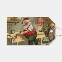 Vintager Weihnachtsworkshop für den Weihnachtsmann