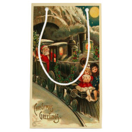 Vintager Weihnachtszug Kleine Geschenktüte
