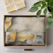 Vintager Wein | Barrel Grunge Decoupage Torn Seidenpapier (Geschenk)