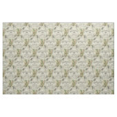 Vintager Wein Paris und Rosen-Gewebe Stoff (Fat Quarter (45,7 x 55,9 cm))