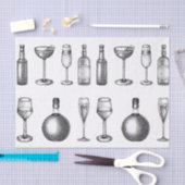 Vintager Wein Seidenpapier (Handwerk)