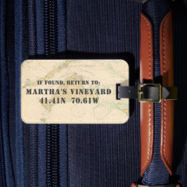 Vintager Weinberg der 20er Jahre Gepäckanhänger