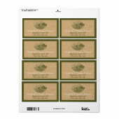 Vintager Weinberg und Korkbeige, Olivenhochzeit (Vorne)