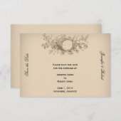 Vintager Weinkeller Save the Date (Vorne/Hinten)