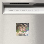 Vintager Weinmagnet Magnet (In Situ (Geschirrspüler))