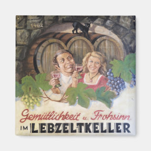 Vintager Weinmagnet Magnet