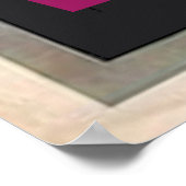 Vintager Weinraum, Text bearbeiten Poster (Ecke)