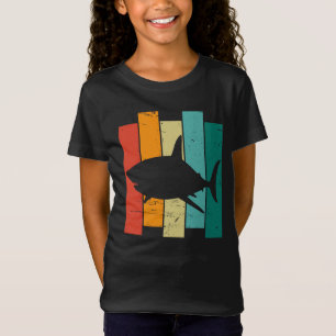 Vintager Weißer Hai T-Shirt