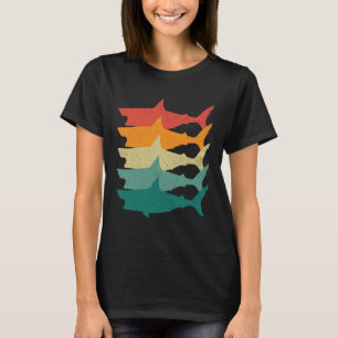 Vintager Weißer Hai T-Shirt