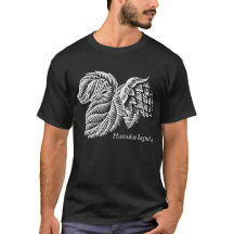 Vintager Weißer Hop Humulus Lupulus Ink Art