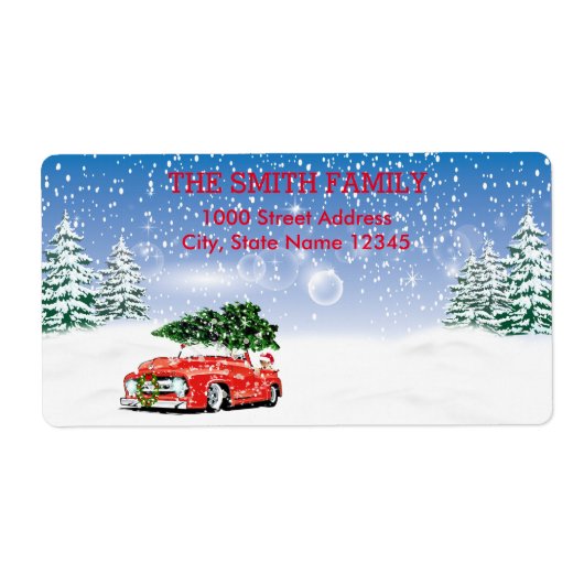 Vintager weißer Schnee Glitzer Weihnachtsbaum (Vorne)