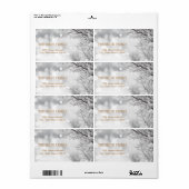 Vintager weißer Schnee Glitzer Weihnachtsbaum (Vorne)