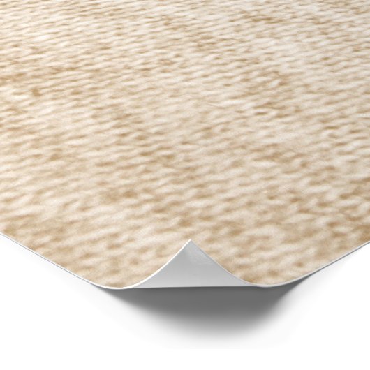 Vintager Weizenhalter Poster (Ecke)