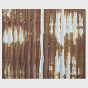 Vintager Wellblech-Roof-Zinn Geschenkpapier