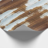 Vintager Wellblech-Roof-Zinn Geschenkpapier (Ecke)