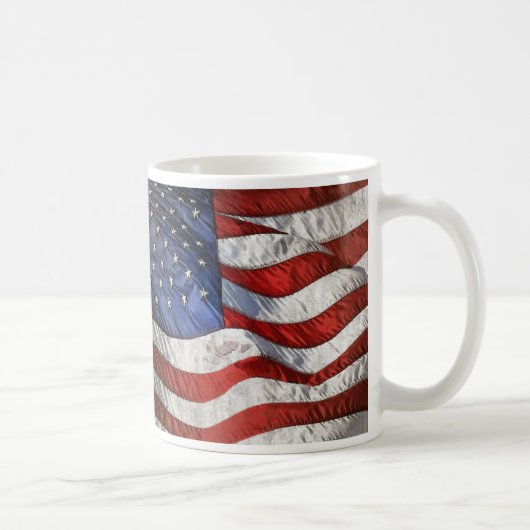 Vintager wellenartig bewegender amerikanische kaffeetasse (Rechts)