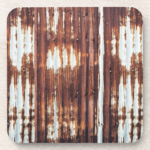 Vintager Wellzinn Getränkeuntersetzer