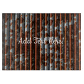 Vintager Wellzinn Schneidebrett (Vorderseite)