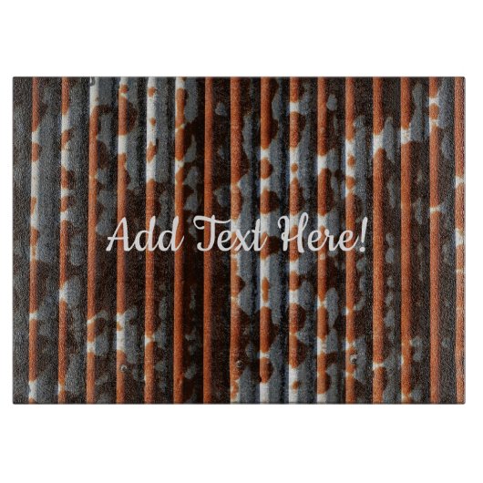 Vintager Wellzinn Schneidebrett (Vorderseite)