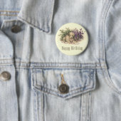 Vintager Welpen-Geburtstags-Knopf Button (Beispiel)