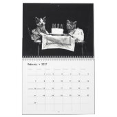 Vintager Welpen-u. Kätzchen-Gewohnheit Kalender (Feb 2027)