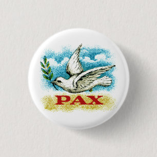Vintager Weltfrieden Button
