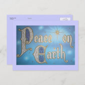 Vintager Weltfrieden Postkarte (Vorne/Hinten)