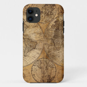 Vintager Weltkarten-Atlas Case-Mate iPhone Hülle