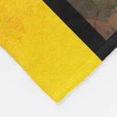 Vintager Weltkarten-Pilz Fleecedecke (Ecke)