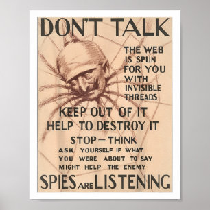 Vintager Weltkrieg 1 Poster Design Talk Spie