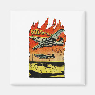 Vintager Weltkrieg 2 Mustang Fighter - P-51 Mustan Magnet