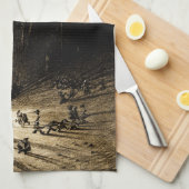 Vintager Weltkrieg Geschirrtuch (Viertel Falte)