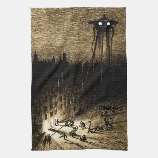 Vintager Weltkrieg Geschirrtuch (Vertikal)