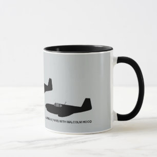 Vintager Weltkrieg-nordamerikanischer Mustang P-51 Tasse