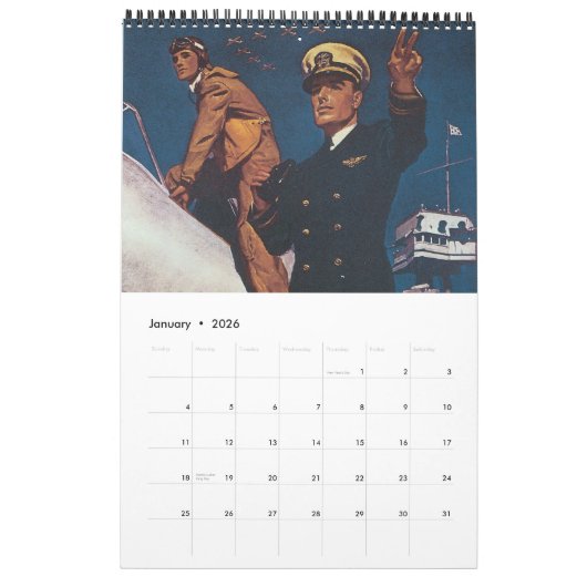 Vintager Weltkrieg-Plakat-Kalender 2012 Kalender (Jan 2026)