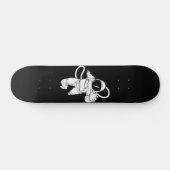 Vintager Weltraum Funny Astronaut Skateboard (Horizontal)