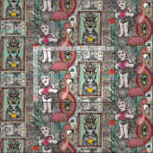 Vintager Wendemantel Stoff (Kachel)