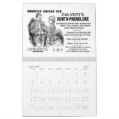 Vintager Werbungskalender Kalender (Jan 2027)