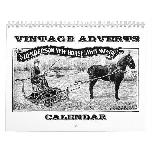 Vintager Werbungskalender Kalender (Titelbild)