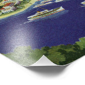 Vintager West Monroe Landkreis Florida Fotodruck (Ecke)