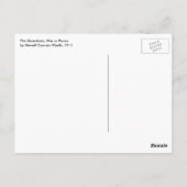 Vintager Westen, Wächter Krieg oder Frieden durch Postkarte (Rückseite)