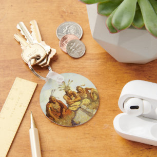 Vintager Westen, Wächter Krieg oder Frieden durch  Schlüsselanhänger