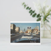 Vintager Western Avenue Blue Island, Illinois 1966 Postkarte (Stehend Vorderseite)