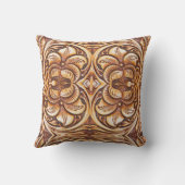 Vintager Western Country Cowboy mit handgefertigte Kissen (Rückseite)