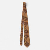 Vintager Western Country Cowboy mit handgefertigte Krawatte (Rückseite)