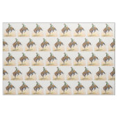 Vintager Western-Cowboy-sträubendes Pferdegewebe Stoff (Fat Quarter (45,7 x 55,9 cm))