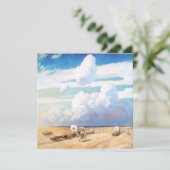 Vintager Western Cowboys, Deckwagen von Wyeth (Stehend Vorderseite)